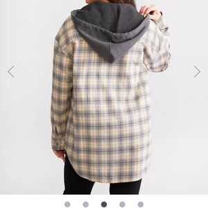 BKE hooded flannel